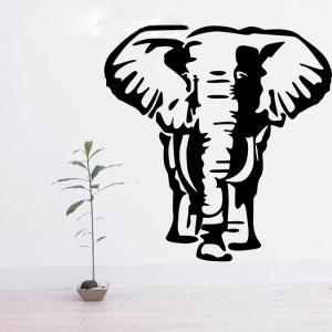 Big Elephant Nursery Cute Huge Home Art Decals..