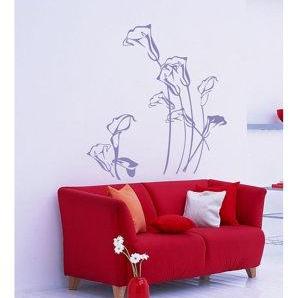 Roman Tulip Flower Floral Elegant Vinyl Wall Decal..