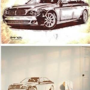 Bmw Car Vinyl Wall Decal Sticker Living Room Bed..