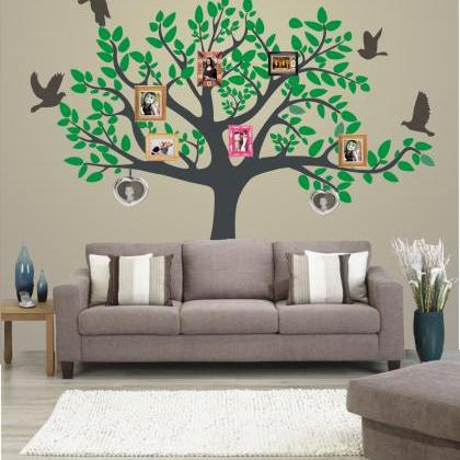 Personalized Family Tree Decal Vinyl Wall Decal..