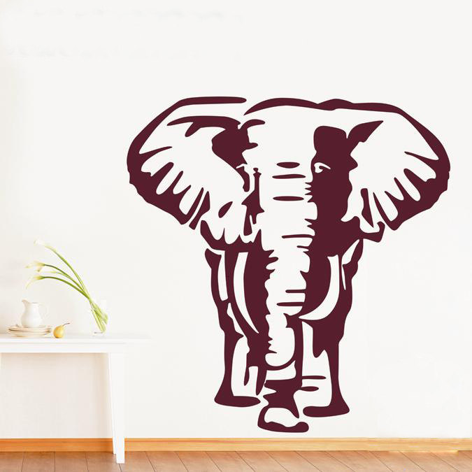 Big Elephant Nursery Cute Huge Home Art Decals Wall Sticker Vinyl Wall Decal Stickers Living Room Bed Baby Room 817