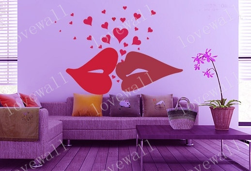 Love More Lips Decal