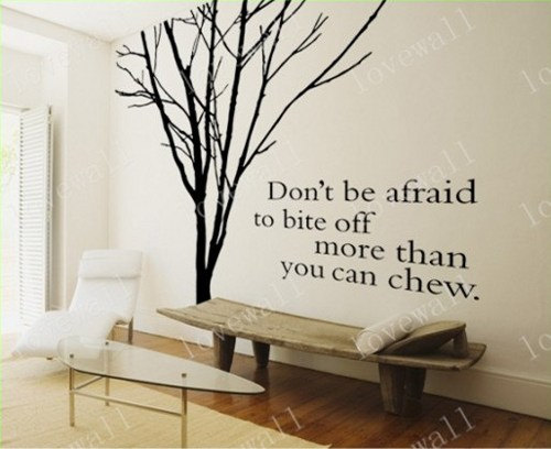 Wall Decal Quotes Vinyl Wall Decal Winter Bare Tree Without
